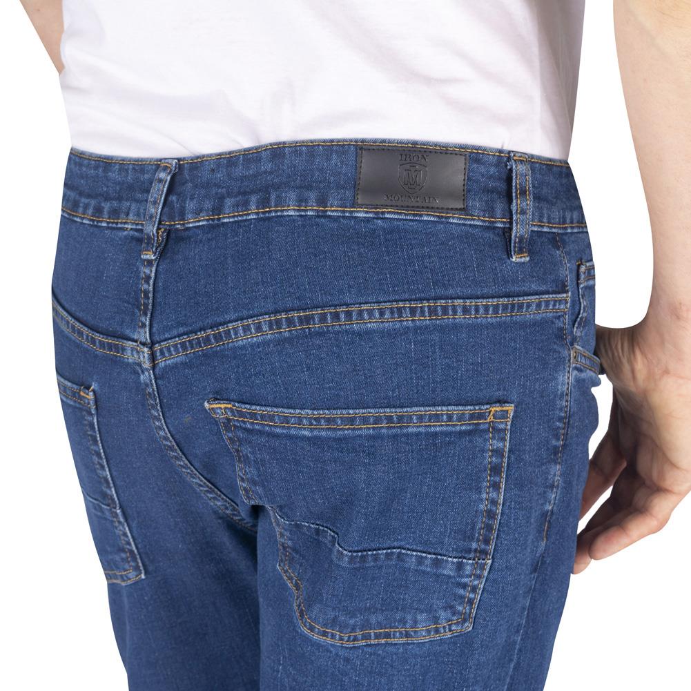 Straight Leg Stretch Denim Jeans